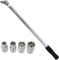 SPARES2GO Long 18 inch 1/2'' Drive Wheel Balance Flexi Knuckle Breaker Bar & Socket Set