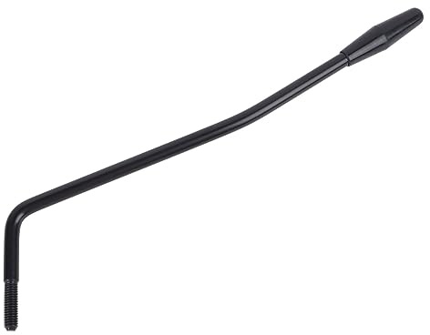 Bras à Bascule pour Guitare électrique, Système de Trémolo Unique en Métal, Barre de Levier Whammy, Pas Réglable, Effet Multi-Musique, Texture Brillante pour Musique (Barre noire