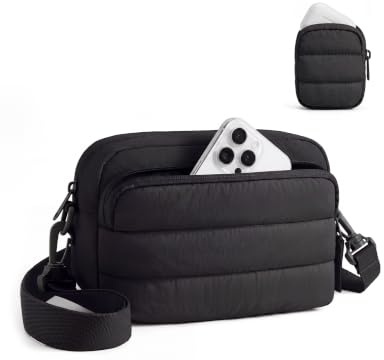 bagsmart Crossbody Bag for Women with Detachable Earphone Case