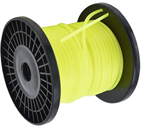 HEEPDD Ligne de -Bordure de 3 Mm, Matériau en Nylon, Ligne de Tondeuse à Gazon Haute efficacité pour, 164 Pieds pour Mauvaises Herbes Lourdes et d'herbe (30m / 98.4ft)