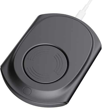 Genérico Mouse, dispositivo de desplazamiento del ratón indetectable, alfombrilla vibratoria ultra silenciosa para ratón de ordenador, el dispositivo Wiggler de sin conductor mantiene el movimiento