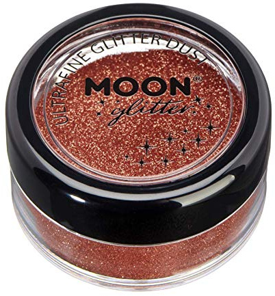 Poudre brillante ultrafine classique par Moon Glitter – 100% de paillettes cosmétique pour le visage, le corps, les ongles, les cheveux et les lèvres - 5g - Cuivre Bronze