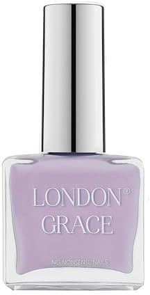 London Grace Nail Polish | Lexi 12ml | Lilac Long Lasting Vegan Eco-conscious Varnish | Quick Dry, Chip-Resistant, & No Nasties Formula
