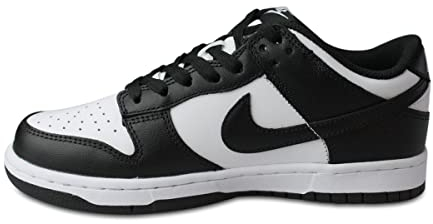 Nike Damen Dunk Low Sneaker, White Black and White, 40.5 EU