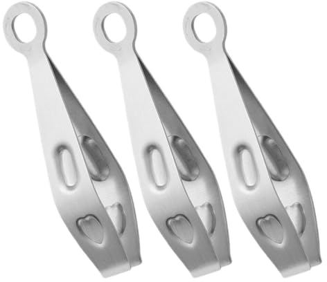 Baluue Pinzas Para Pescado De Acero Inoxidable 3 Uds. Pinzas Para Alimentos De Cocina Herramienta Multifunción Para Quitar Pelo De Cerdo Y Pescado Y Carne Para Cocinar