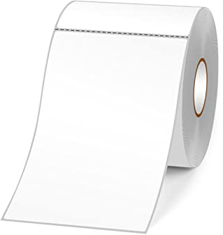4x8in Thermal Shipping Labels, 1 Rolls of 250 Labels Total, Direct Thermal Smudge-Proof & Tear-Resistant Paper, Perforated for Labeling Barcode Express Mailing Labels(100x200mm)