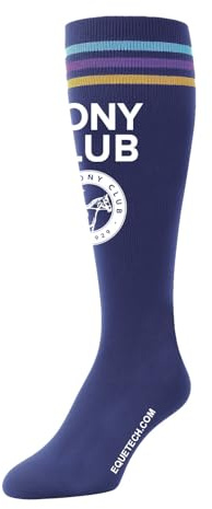 Equetech Junior Official Pony Club Riding Socks (2 Pairs) - UK12-4 / UK4-8 (UK12-4 (junior))