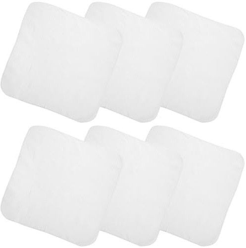 JOINPAYA Paños de Muselina de Algodón Alimentario sin Blanquear 6 Piezas, Tela Filtrante Multiusos para Colar Queso, Yogur y Jugos, Reutilizables y Lavables, Ideales para Cocina