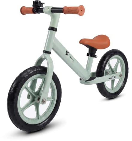 Twinly Bicicleta de Equilibrio Zippy, Desde 2 años hasta 30Kg, Verde