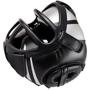 POXZSFX Casco da boxe Casco da boxe per bambini, adulti, uomini, donne, ragazzi e ragazze, traspirante, protezione per il viso, per arti marziali, offre comfort, sicurezza,