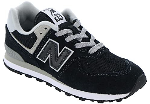 New Balance Jungen 574 Sneaker, Schwarz, 30 EU Weit