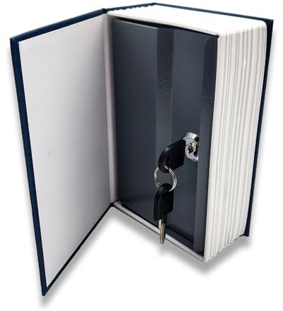 Mad Monkey Libro Decorativo con Spazio di archiviazione - Safebook Come cassaforte per mobili - Cassaforte per Libri