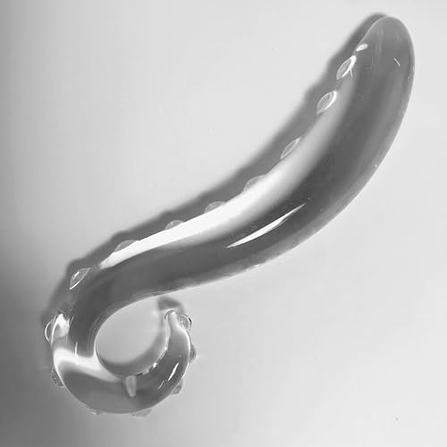 Plug Anal en Verre Cristal Pénis Godemiché Vaginal Stimulation A | Stimulation du Point G, Vaginal et Anal, Pour Hommes et Femmes, BDSM, Jouet Érotique