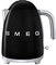 SMEG Cordless Electric Black Kettle Jug - Retro 50's (1.7L, 1 Yr Warranty) by Smeg