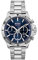 BOSS Chronograph Quarz Uhr für Herren Kollektion TROPER mit Silbernes Edelstahlarmband - 1514069