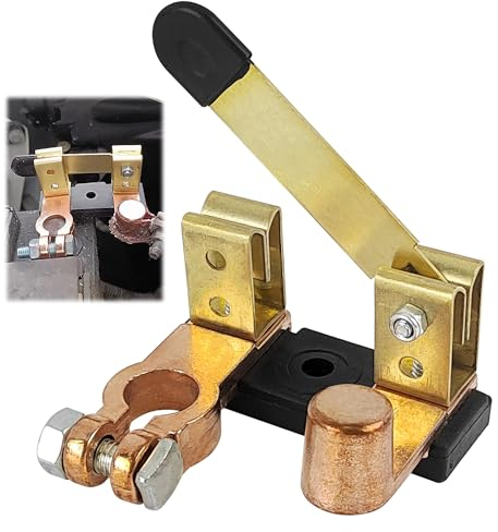 Interruttore Stacca Batteria per Auto, Stacca Batteria 12v, Interruttore Principale della Batteria con Interruttore a Lama, Staccabatteria, Interruttore di Disconnessione della Batteria per Auto (1)