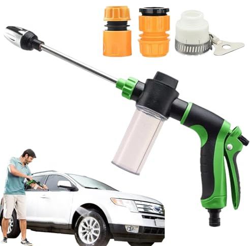 de alta presión - Práctico dispositivo de lavado de agua | Accesorios de limpieza giratorios multifuncionales Herramientas para cercas Barcos Caminadas Vehículos Terrazas