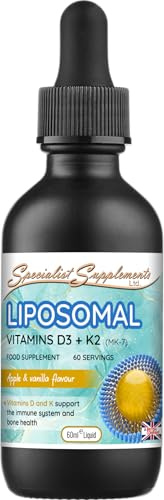 Specialist Supplements LIPOSOMAL Vitamins D3 + K2, 60ml Liquid Drops
