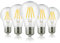 Hellum LED Glühbirne E27 Dimmbar, 4,5W Warmweiß Lampe Mit 470 Lumen Filament, Vintage Leuchtmittel Ersetzt 40-Watt Glühbirne, 2700 Kelvin Warmweiß Klar, 5er Pack