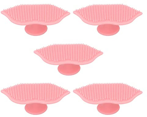 Outil de Brosse à Lèvres, 5 Pièces en Silicone Exfoliant pour les Lèvres, Nettoyant pour le Nez et les Lèvres, Outil de Nettoyage du Visage pour une Apparence Plus Lisse et Plus Complète des Lèvres