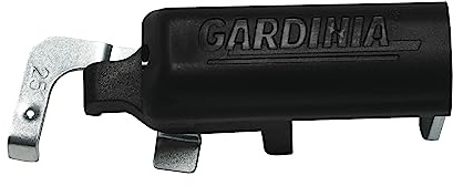 GARDINIA Klemmträger für Jalousien und Rollos, Montage ohne Bohren, Set mit 25 mm Oberschienen, Klemmhalter, Metall, Kunststoff, Schwarz