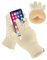 SUTIYO Winter Handschuhe Damen Thermohandschuhe Herren Touchscreen Verdickte Winterhandschuhe mit Warme Fleece Innenfutter Fahrrad Fahren Skifahren (Beige)