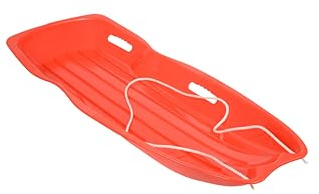 Heavy Duty Colour Large Adults Kids Children Snow Sledges Toboggan Sledge Rope Sled Play Snow Ice