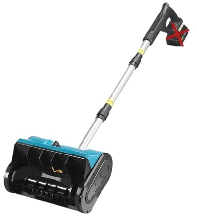 Spazzaneve Elettrico Senza Spazzole E Fili: Pieghevole A Spinta Manuale For Strada, Vialetto, Cortile, Batteria M18, Nessuna Sgombero Della Neve Senza Sforzo(For Makita)