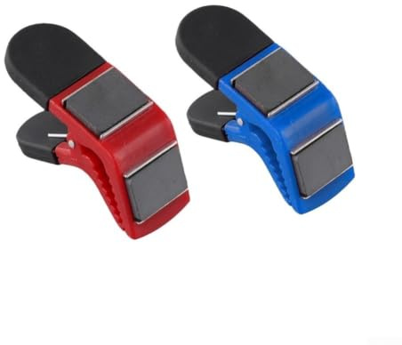 Magnetic Paint Brush Clip, Double Sided Strong Magnet Holder for Decorating, Heavy Duty Plastic Bucket Clamp Hardware Tool