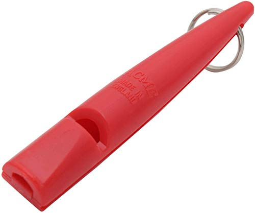 (6 Pack) Acme Model 211.5 Plastic Dog Whistle Carmine Red for Dogs