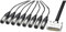 ALVA AO25-8XPro10 Multicore Kabel 8x XLR 3 male, schwarz 10m