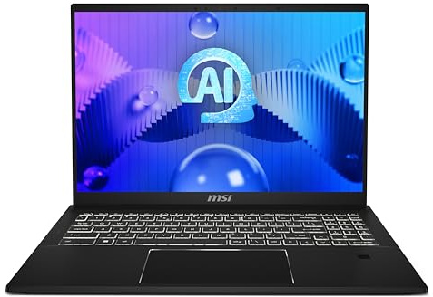 MSI Summit E16 AI Studio Laptop - (16 16:10 QHD+ 165Hz Touchscreen, Intel® Core Ultra 7 155H, Intel® Arc Graphics, 32GB RAM, 1TB NVMe PCIe SSD, Intel Wi-Fi 7BE, Windows 11 Pro) - Ink Black