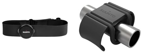 Suunto Smart Herzfrequenzgurt mit Langer Batterielaufzeit für viele Verschiedene Sportarten & SS023553000 Gurt, TU, Schwarz