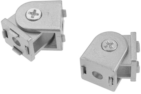 DYETEE 8PCS Aluminum Alloy Pivot Joint, for Aluminum Extrusion Profile 2020 Series Flexible Pivot Joint