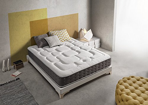 SIMPUR Relax | madrasstjocklek 15 cm Royal Top Visco-Graphene | 150 x 200 cm | hög värmeledningsnivå | statisk elektrisk reducerare | perfekt stöd med hög motståndskraft