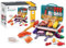 7JI Kinderküche Spielküche Zubehör für Kinder, Kinder BBQ Grill Spielzeug, Realistic Smoke Barbecue Grill with Lighting and Sound Effects, 35 PCS Kitchen Toys, Rollenspiele Geschenk
