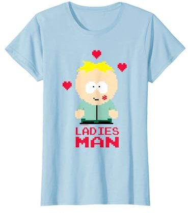 Butters Stotch 8 Bit Ladies Man San Valentino Maglietta