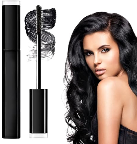 PHYNDR Retouche Racines Cheveux – Mascara Cheveux Blanc 2-en-1 Double Embout, Couvre Instantanément les Cheveux Gris