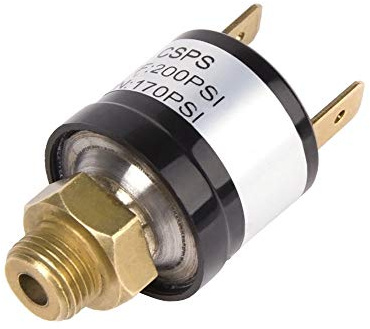 Mintice 12 V tung belastning 170–200 PSI luftkompressor styrenhet automatiskt lufttryck tryckbrytare ventil kompressor horn pump bil tåg regulator 1/8 NPT