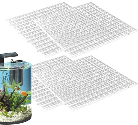 Djowyh Coperchio per Acquario – 4 Pezzi Copertura Multifunzione per Acquario | terrazza, terrario, Bagno per Tartarughe, Piastra filtrante per Acquario