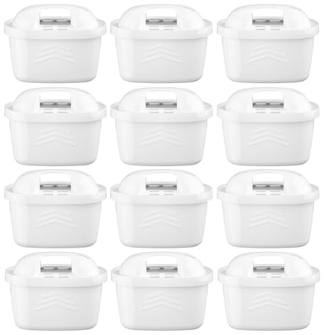 ICEPURE Wasserfilter Kompatibel mit Brita Maxtra+, Maxtra Plus,Mavea,Anna Duomax,12 Stück