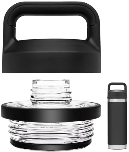 YETI Rambler Bottle Chug Cap Lid Replacement - Screw Top Lid for 18/26/36/64 oz Rambler Models