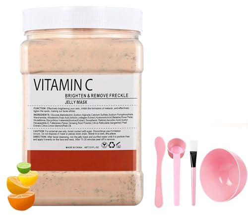 Jelly mask Masque Peel Off Anti Age Hydrogel, Poudre de Masque à la Gelée pour les Soins du Visage, Masque Facial en Poudre, Pour Esthéticienne Spa, Soins de Peau, Masque Hydratant pour Visage