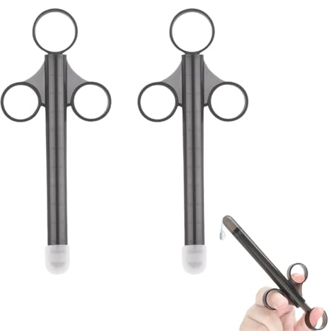 WUSJCOF Tube de lubrifiant 2 pièces, applicateur de lubrifiant avec anneau de traction et poignée pour le lubrifiant