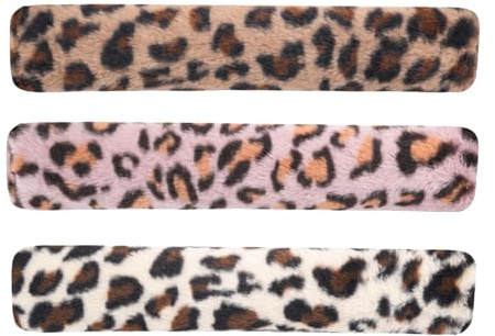 Watreketal Coussin en Peluche Imprimé Guépards 3 Pièces Divertissement pour Chatons D'intérieur Soulagement du Stress Le Jeu Chatons D'intérieur Léopard Jouet Chats