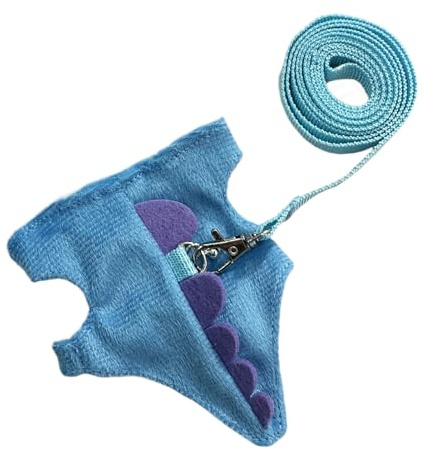 Harnais pour Furets - Ensemble Harnais Ajustable pour Petits Lapins avec Laisse | Accessoires de Promenade Quotidienne et d'Aventure Extérieure pour Jeunes Animaux Chinchillas