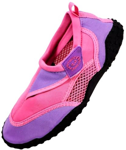 Aqua Beach Surf Wet Water Shoes Boys Girls Mens Womens Unisex Wetsuit Boots (Pink Adult 1)