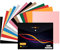 HTVRONB09QCWKXXXT Plotter Film Textile - 15 Sheets Flex Film 10 Colours Bonus One Teflon Sheet Flex Film Plotter Textile for T-Shirts (30.48 cm x 25.4 cm)