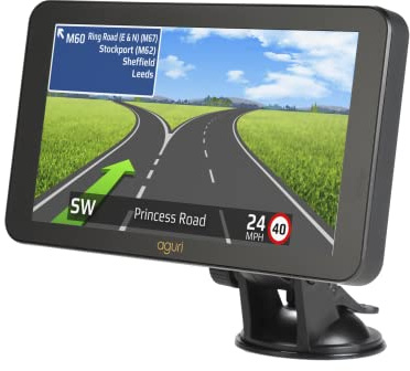 Aguri World Motorhome & Caravan RV760 motorhome & caravan sat nav with 7 LCD, built-in Wi-Fi and full UK & European mapping