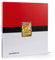 Leuchtturm 368379 TCG Album Pro - für 315 Sammelkarten wie Pokémon oder Digimon - A4 Hardcover rot-weiß - ohne Hüllen